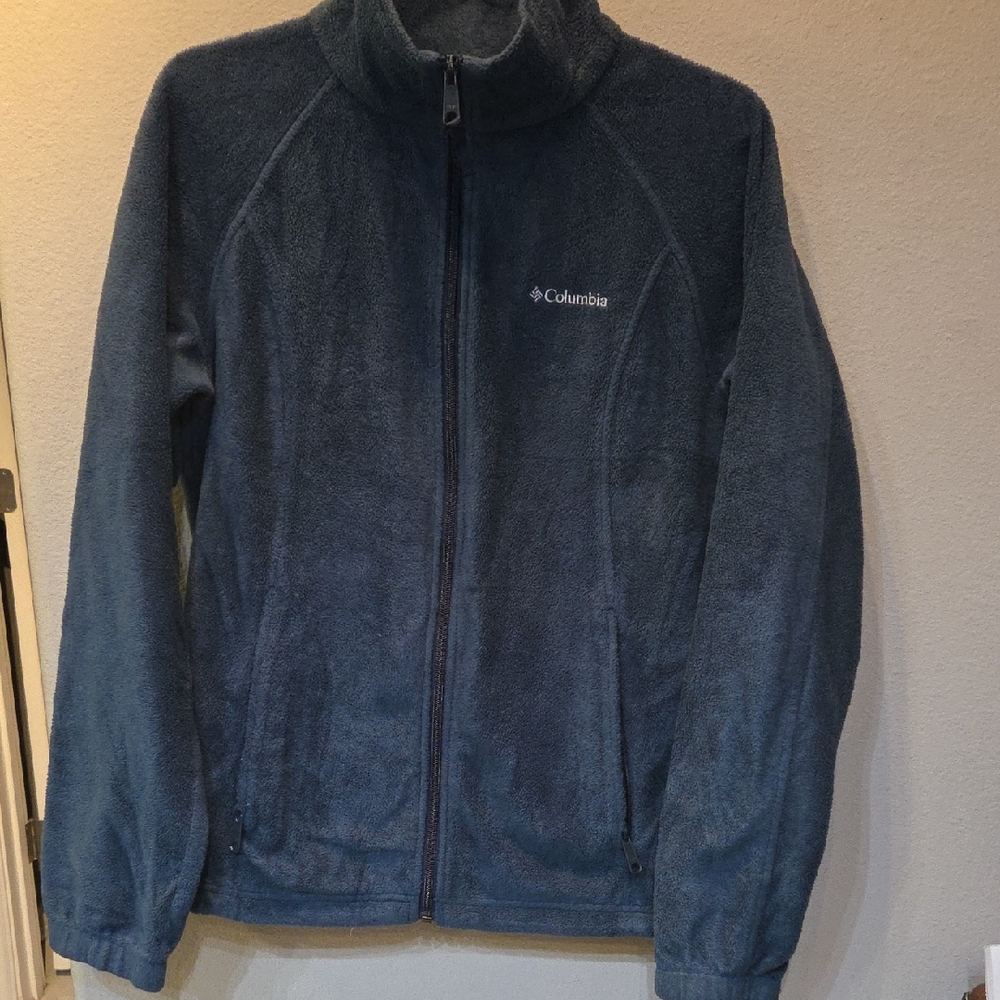 Columbia Navy Full-Zip Fleece Jacket